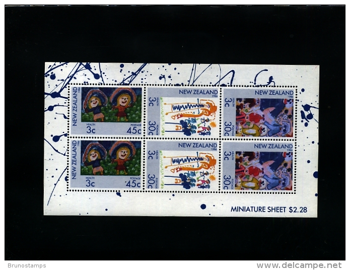 NEW ZEALAND - 1989  HEALTH   MS  MINT NH - Blocks & Sheetlets