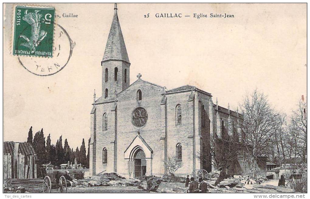 81 - Gaillac - Eglise Saint-Jean - Gaillac