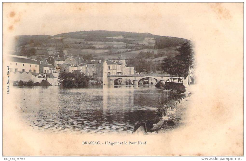 81 - Brassac - L'Agout Et Le Pont Neuf - Brassac