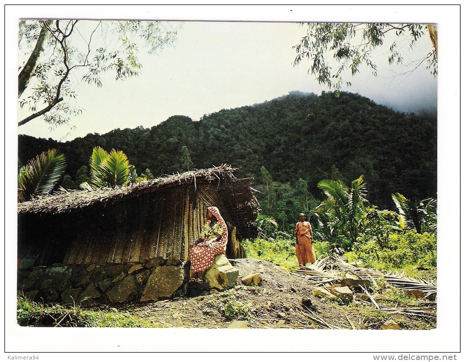 ARCHIPEL  DES  COMORES  /  ANJOUAN  /  DEMEURE  PAYSANNE  ( Femmes Comoriennes ) /  Edit.  OPTICAM  N° 86 - Comores