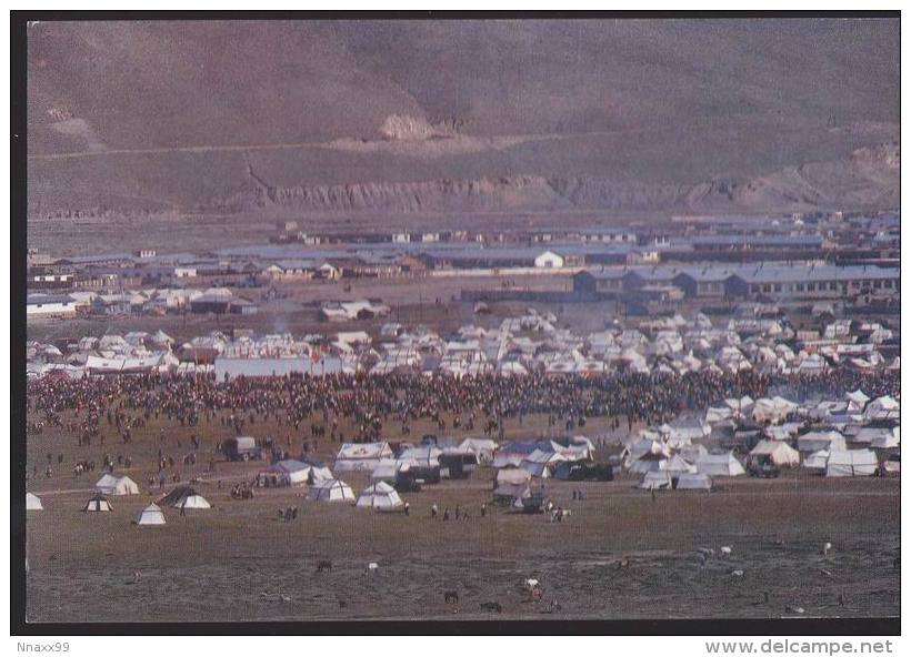 China - A Gathering On The Grassland, Tibet - Tíbet