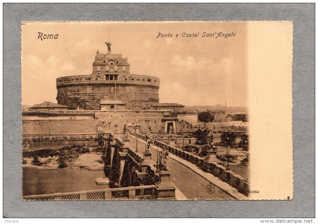 39648      Italia,  Roma -  Ponte  E  Castel  Sant"Angelo,  NV - Castel Sant'Angelo