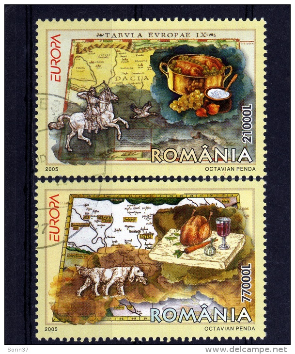 RUMANIA / ROMANIA / ROUMANIE  Año 2005   Yvert Nr. Usada  Europa CEPT - Oblitérés