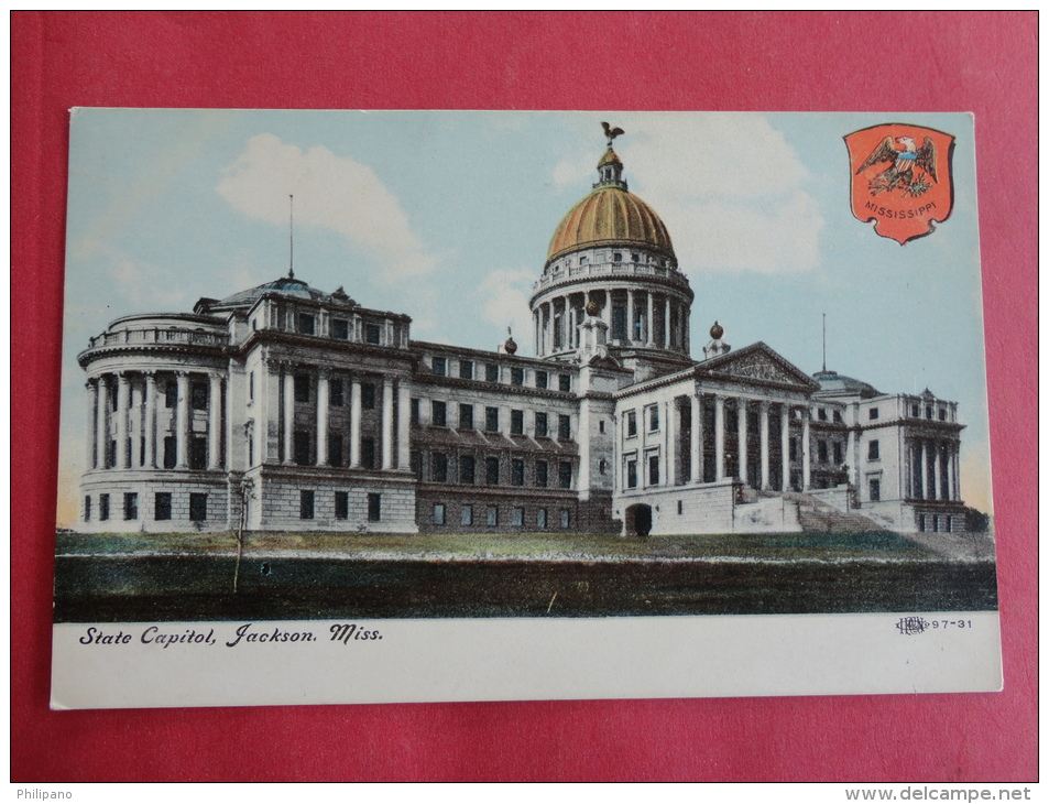 Jackson,MS--State Capitol--not Mailed--PJ 107 - Jackson