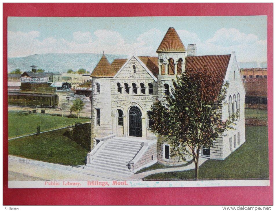 Billings,MT--Public LIbrary--not Mailed--PJ 108 - Billings