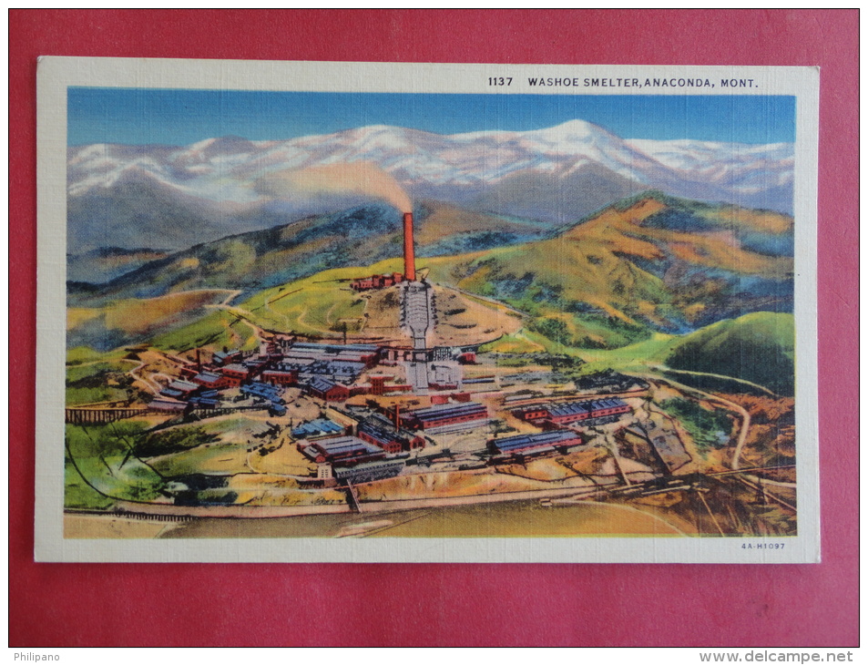 Anaconda,MT--Washoe Smelter--not Mailed--PJ 108 - Anaconda