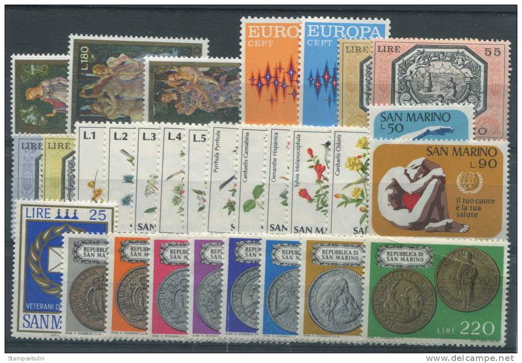 1972 COMPLETE YEAR PACK MNH ** - Annate Complete