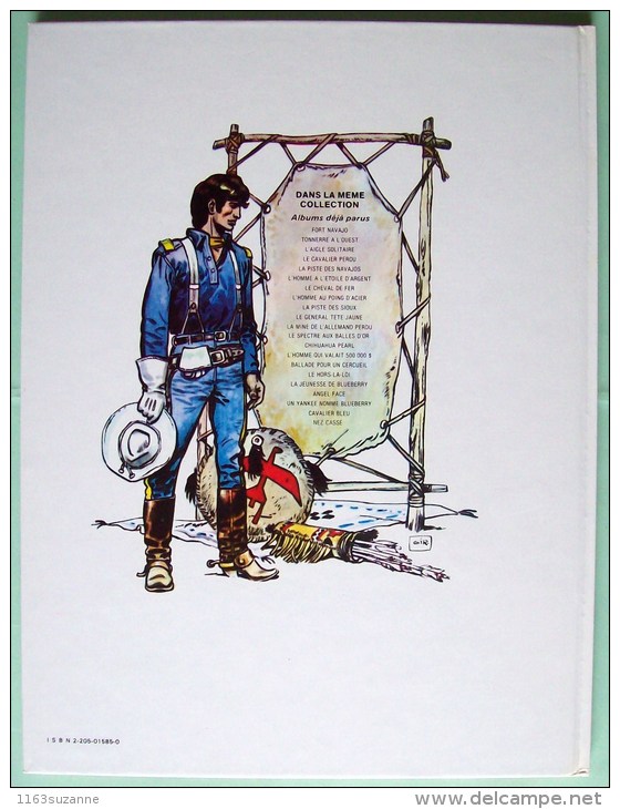 Dargaud 1981 > Jean-Michel CHARLIER & Jean GIRAUD : LA JEUNESSE DE BLUEBERRY > Tome 3 : Cavalier Bleu - Blueberry