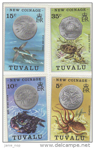 Tuvalu 1976 New Coinage MNH - Tuvalu