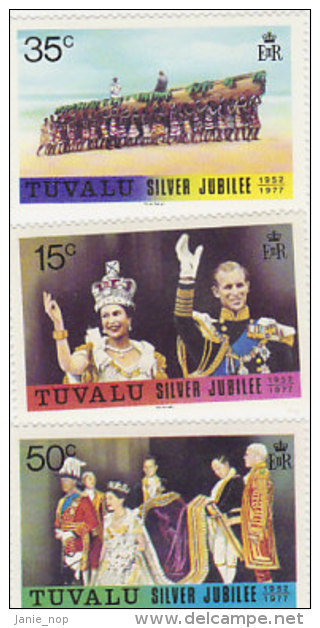 Tuvalu 1977 Silver Jubilee Set  MNH - Tuvalu (fr. Elliceinseln)