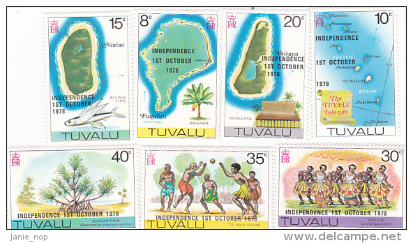 Tuvalu 1978 Independence MNH - Tuvalu (fr. Elliceinseln)