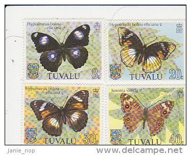 Tuvalu 1981 Butterflies Set  MNH - Tuvalu