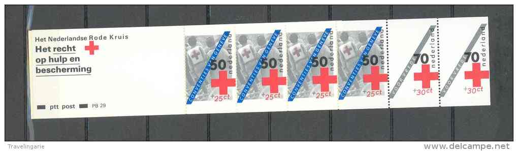 Nederland 1983 Carnet Croix Rouge Red Cross Rotes Kreuz Yvert  C 1206a NVPH PB 29 MNH - Carnets Et Roulettes