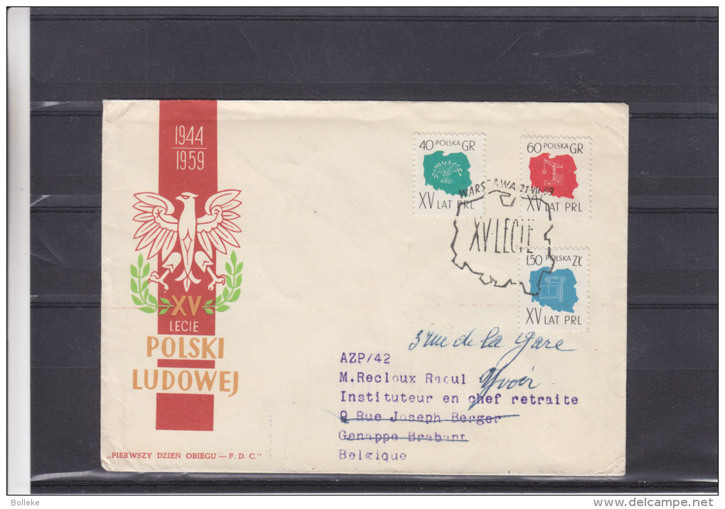 Blé - Grues - Livres - Pologne - Lettre De 1959 - EMA - Empreintes Machines - Covers & Documents