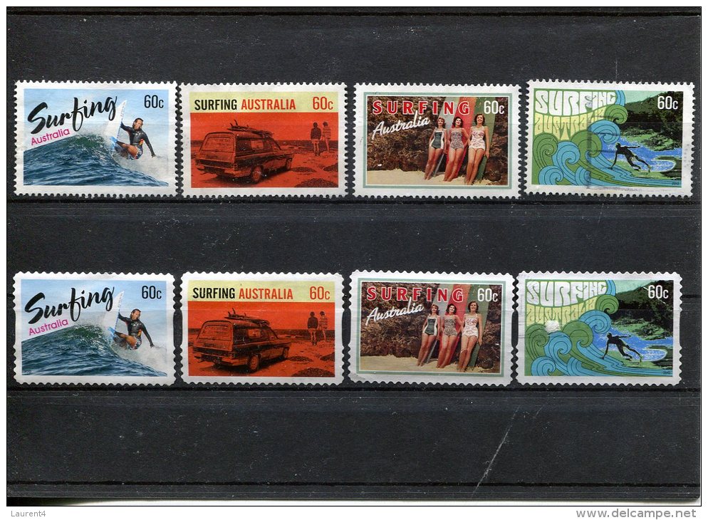 (999) Australian Used Stamps Series - Timbre Australian Obliterer En Series - 2013 -  Surfing - Presentation Packs