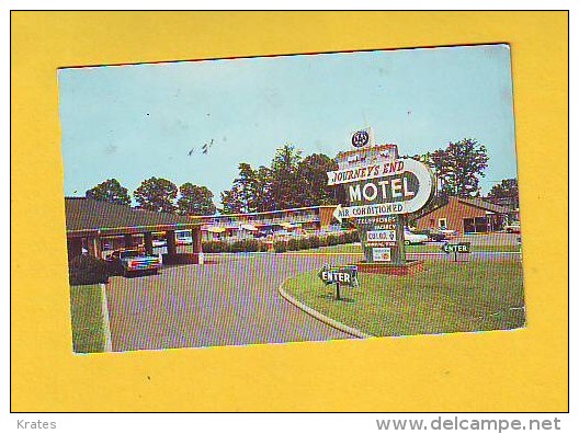 Postcard - Burlington, Greensboro, Jouneys End Motel   (10350) - Greensboro