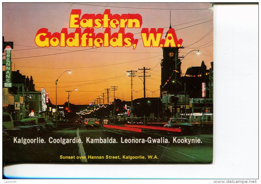 (Folder 21) - Australia Postcard Booklet - WA - Goldfield - Perth