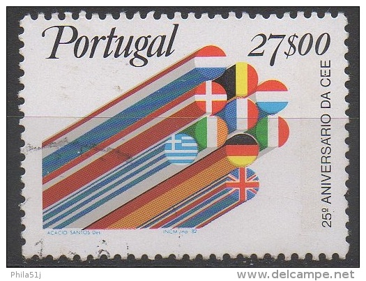 PORTUGAL  N°1533__OBL VOIR SCAN - Usado