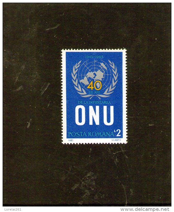 1985 -  40 Anniv. O.N.U. Mi 4200 Et Yv 3625 MNH - Ungebraucht