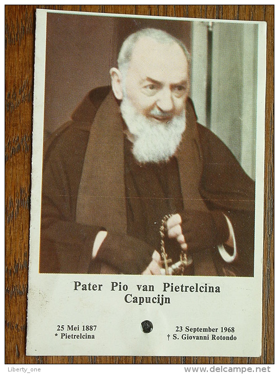 Pater Pio Van Pietrelcina Capucijn ( Gebed ) Pietrelcina 25 Mei 1887 / 23 Sep 1968 ( Details Zie Foto´s ) ! - Religion & Esotericism