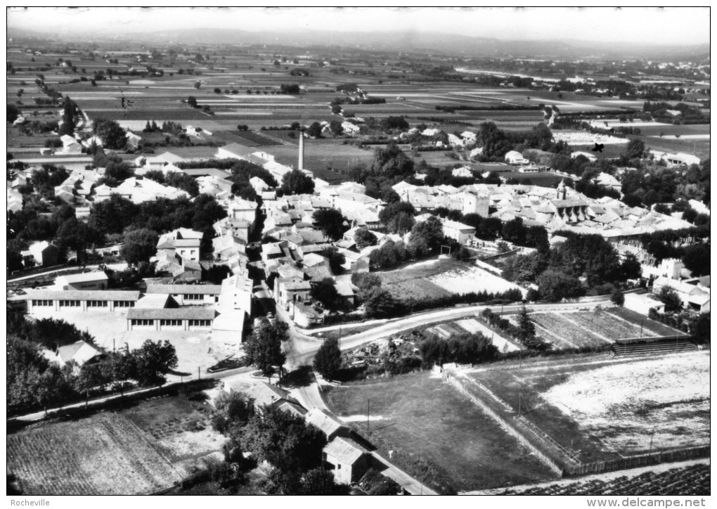 84-CAMARET ( Vaucluse) Vue Générale Aérienne--Cpsm - Camaret Sur Aigues