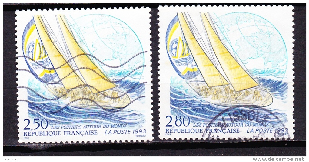 FRANCE  1993 YT  2789  2831  VOILIERS  TB - Gebraucht