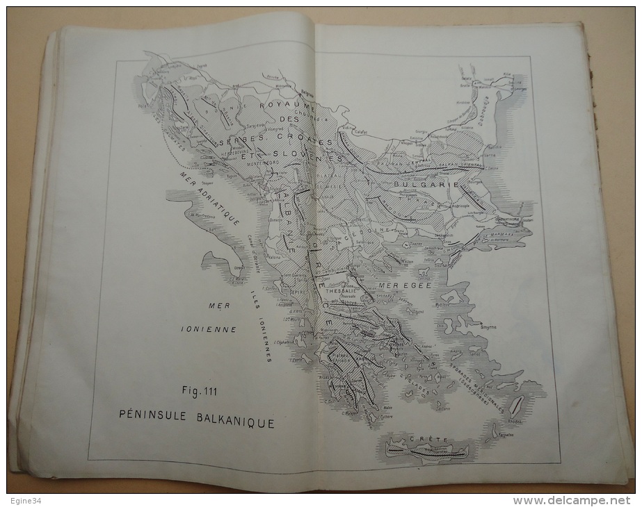 Ministère De La Guerre - Ecoles Militaires - Cours De Géographie - ATLAS - 1922 - Plus Carte Asie Occident - Maps/Atlas