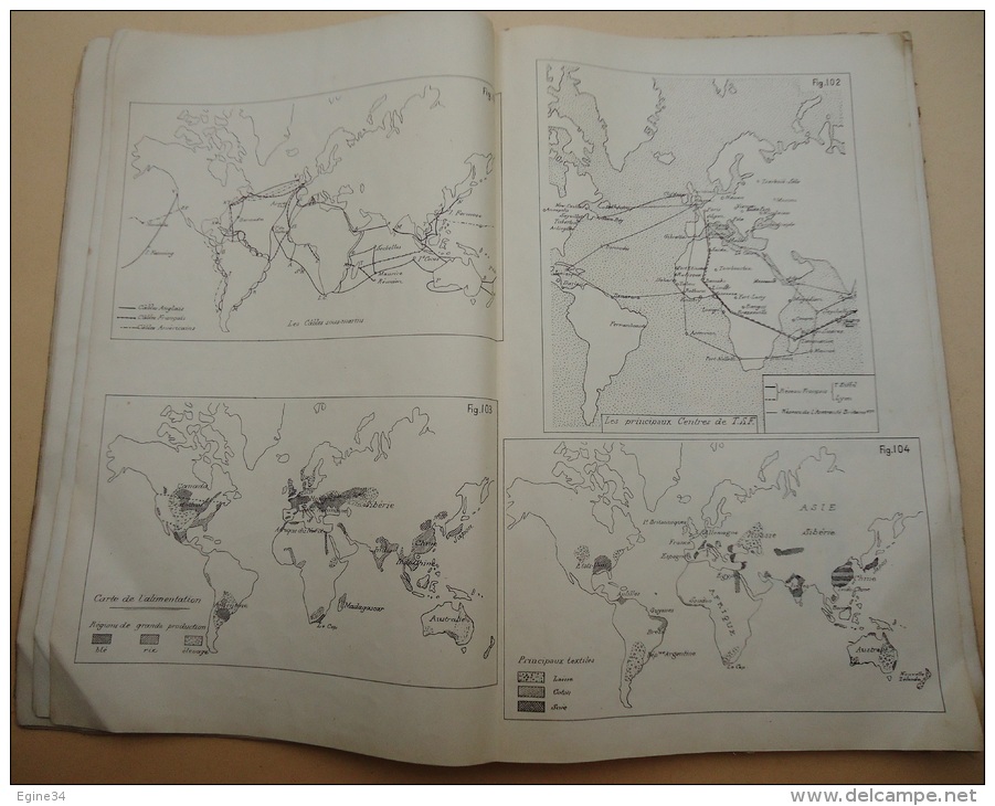 Ministère De La Guerre - Ecoles Militaires - Cours De Géographie - ATLAS - 1922 - Plus Carte Asie Occident - Kaarten & Atlas