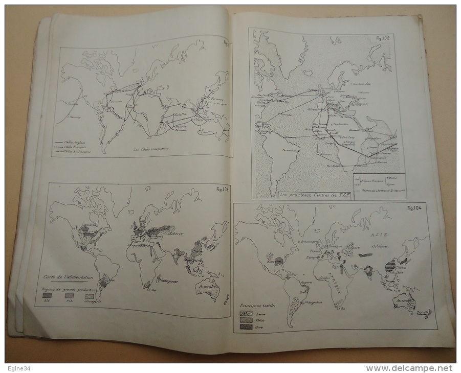 Ministère De La Guerre - Ecoles Militaires - Cours De Géographie - ATLAS - 1922 - Plus Carte Asie Occident - Maps/Atlas