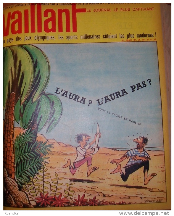 1964 Vaillant Le Journal le plus Captivant No 1005-1020, Album Relie, Bound Album,  Album Rilegato