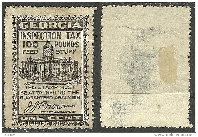 USA GEORGIA Inspection TAX Used - Revenues