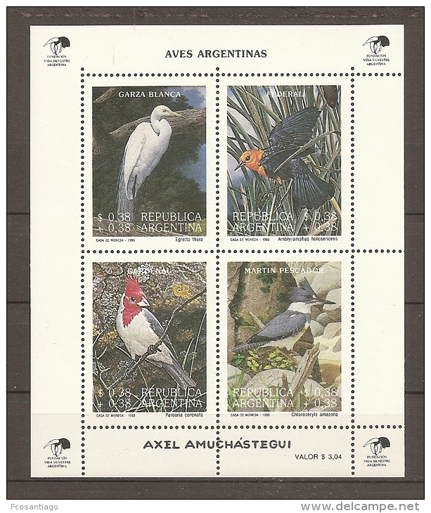 AVES - ARGENTINA 1993 - Yvert #H57 - MNH ** - Otros & Sin Clasificación