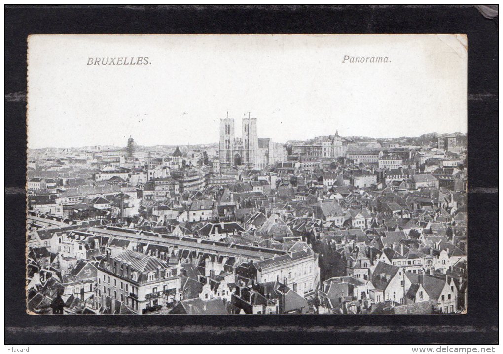 39721    Belgio,    Bruxelles  -   Panorama,  NV - Panoramic Views