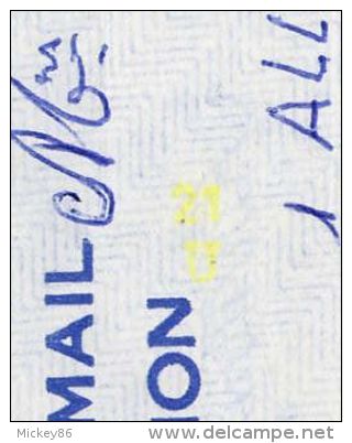 1982-Lettre Du Canada(Québec) Pour La France(Tours)--timbres Fleur,avion,lac Niagara)-marque Jaune Phosphorescente 21 U - Covers & Documents