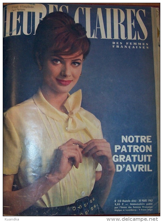 1963 Heures Claires - Nouvelle Série No 306-310;312-313;315-323,A lbum Relie, Bound Album,  Album Rilegato