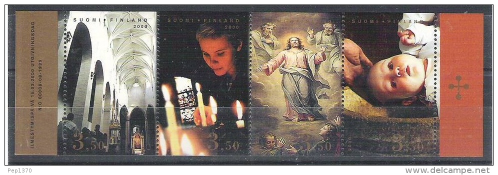 FINLANDIA 2000 - AÑO SANTO - YVERT Nº 1493-1496 CARNET - Ungebraucht