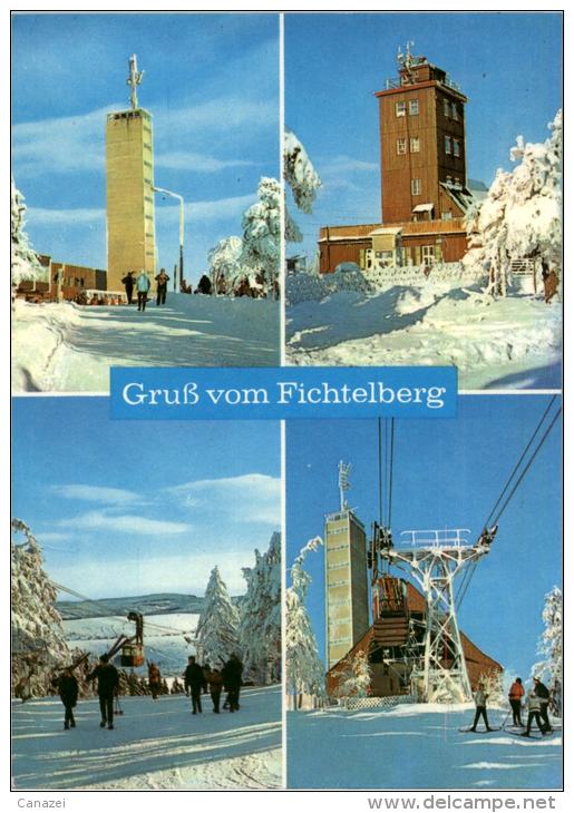 AK Oberwiesenthal, Fichtelberghaus, Gel, 1972 - Oberwiesenthal