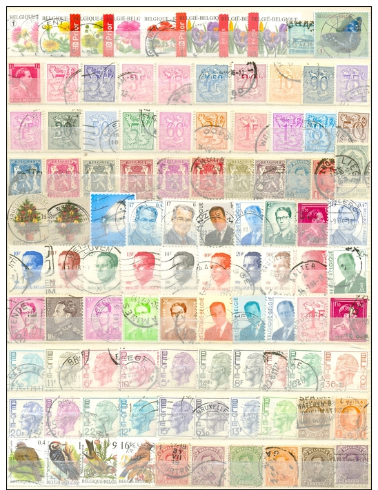 Belgie - Belgique - Z-1105 - 100  Zegels-timbres -  0,40 Euro - Collections