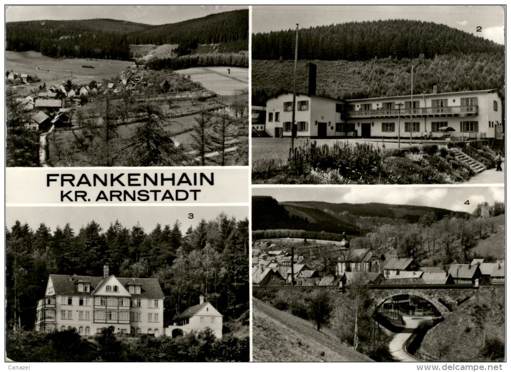 AK Frankenhain / Kr. Arnstadt, Kurheim Der VdN Erich Herstel, Gel, 1979 - Frankenhain