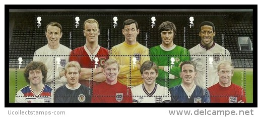 Great Britain  2013  Football Heroes   Blok  Postfris/mnh/neuf - Unused Stamps