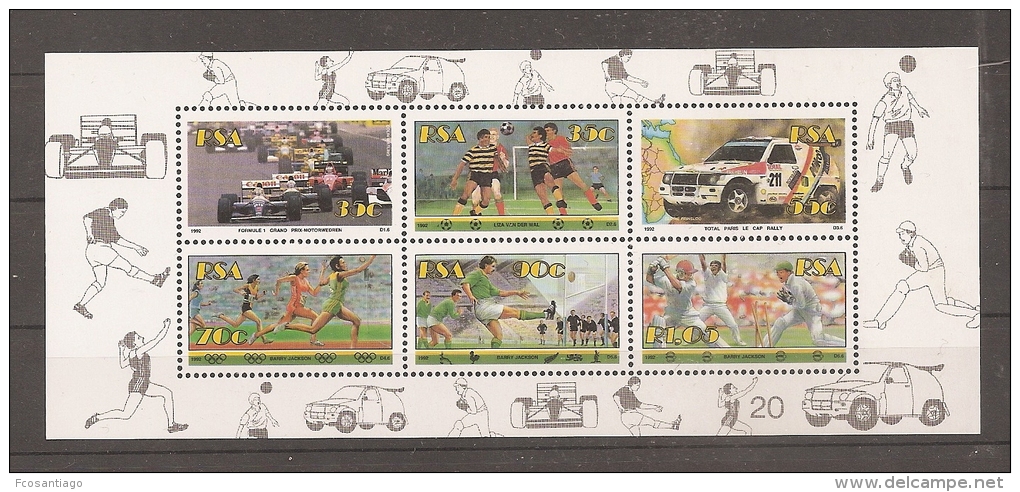 AFRICA DEL SUR 1992 - Yvert #H29 - MNH ** - Blocs-feuillets