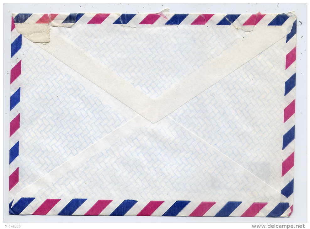 1988---lettre D'Egypte  Pour La France (Sanxay-86 ) --timbre( Masque) Seul Sur Lettre - Cartas & Documentos
