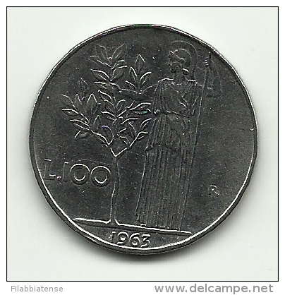 1963 - Italia 100 Lire   ----- - 100 Lire