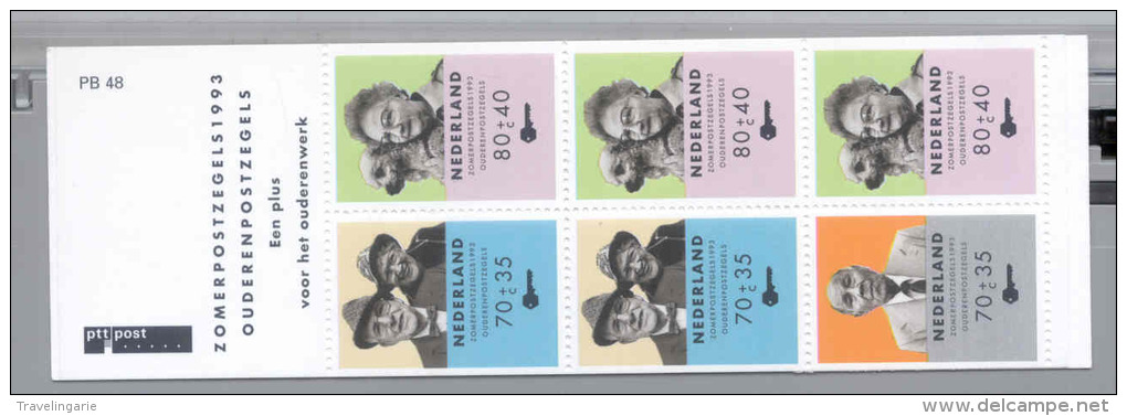 Nederland 1992 Carnet Timbres D'ete Yvert C1438a NVPH PB 48 MNH - Carnets Et Roulettes