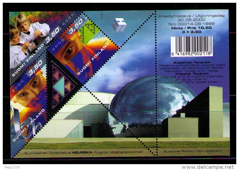 FINLANDIA 2000 - CIENCIA - YVERT  Nº 1498-1500 - Unused Stamps