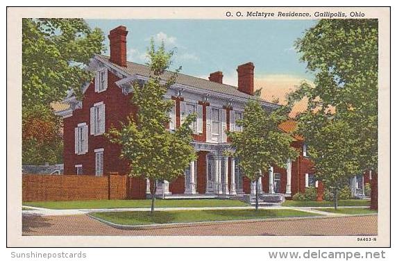 Ohio Gallipolis O O McIntyre Residence - Autres & Non Classés