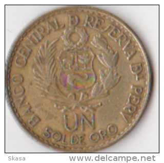 PERU, 4 Centenaire De Casa De Monedas 1565-1965, 1 Sol De Oro - Perú