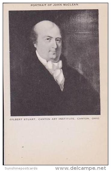 Ohio Canton Art Institute Portrait Of John McClean Gilbert Staurt-Artvue - Otros & Sin Clasificación