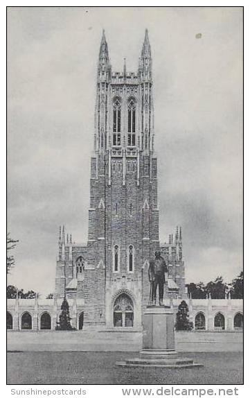 North Carolina Durham Duke Chapel Duke University Albertype - Durham