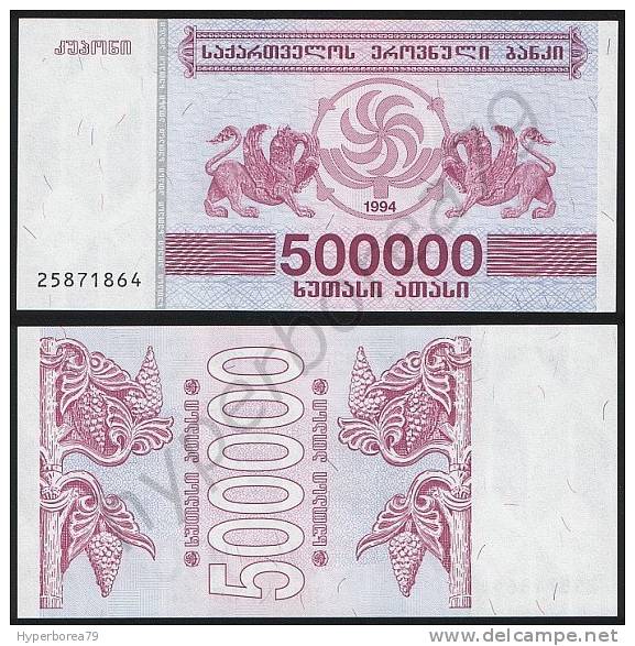 Georgia P 51 - 500000 500.000 Laris 1994 - UNC - Géorgie